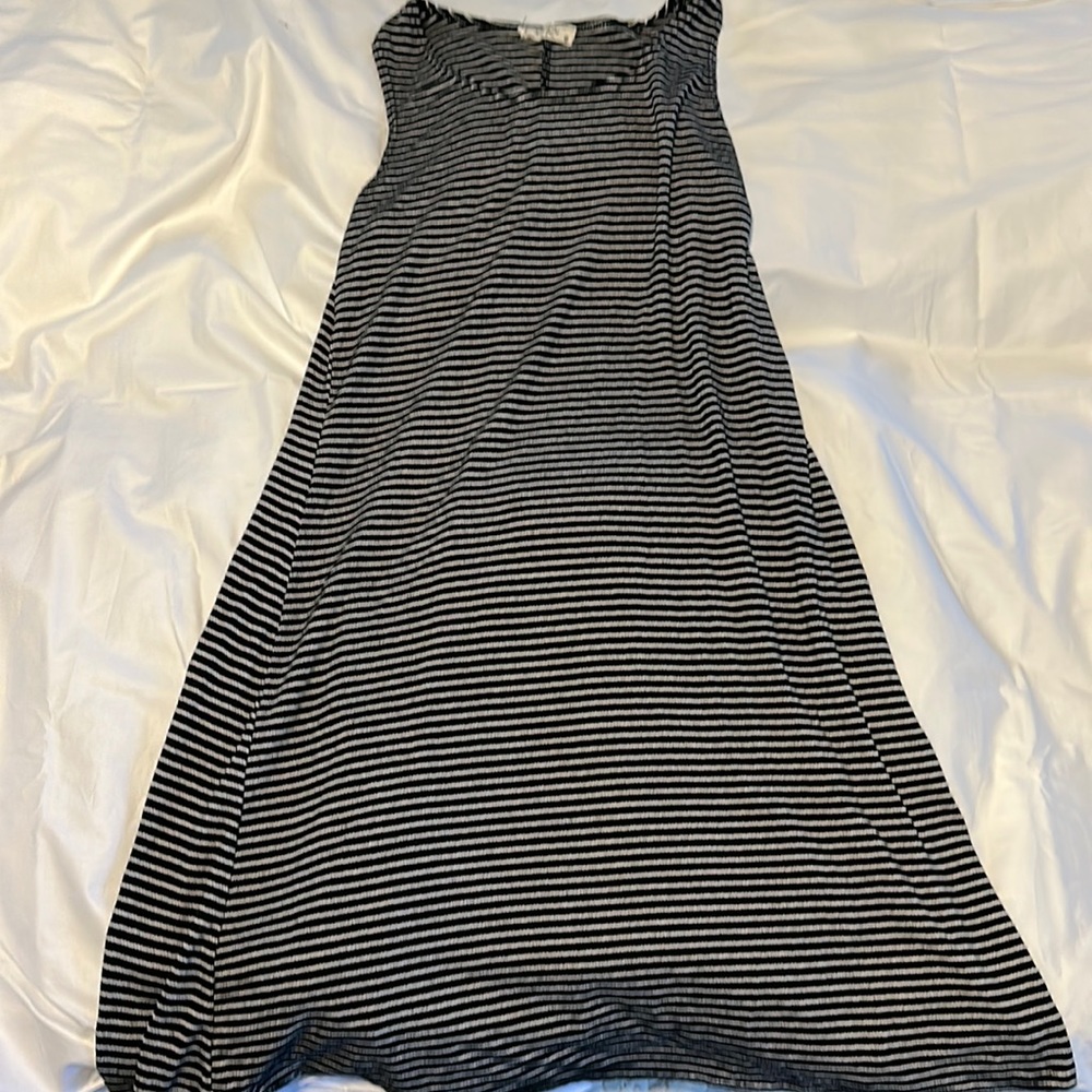 Olivia Rae black and white stripe dress